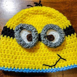 Minions Crochet Beenie Small